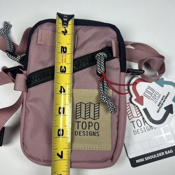 Topo Designs Mini Shoulder Bag ROSE New With Tags - Picture 7 of 10
